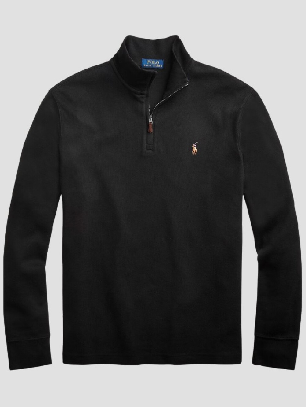 Polo Ralph Lauren Estate Rib Quarter Zip Pullover Black XXL NWT